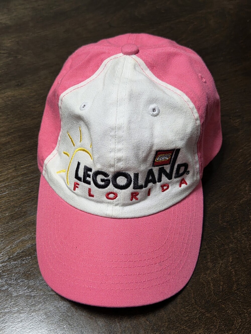 Legoland Florida Pink Embroidered Youth Baseball Cap